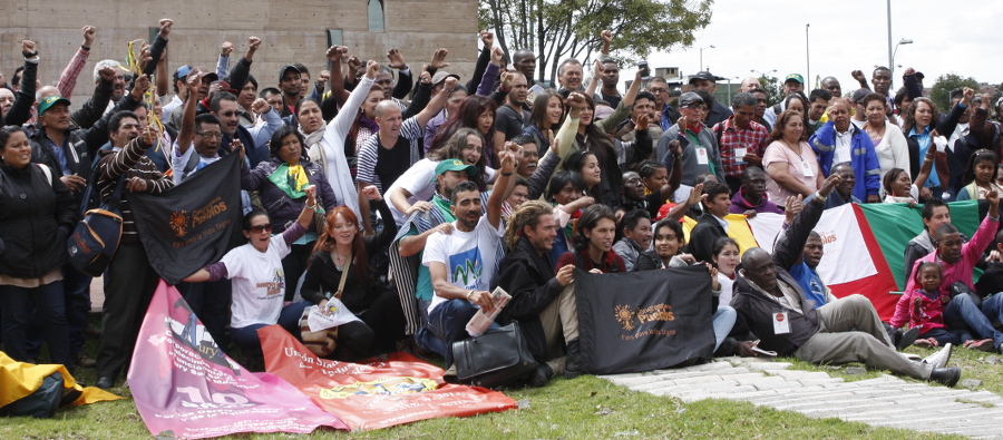 Bönderna som deltog i mötet.